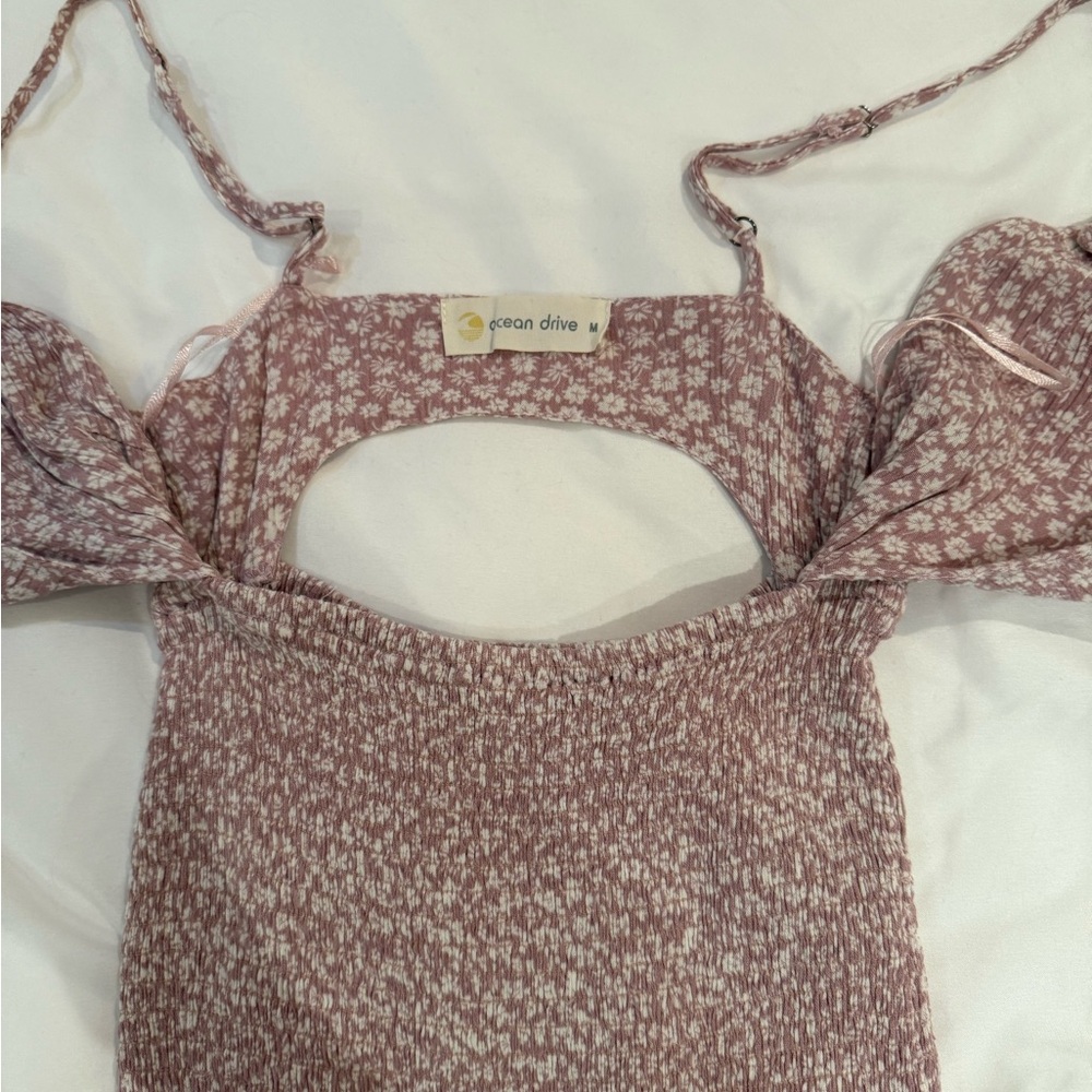 Floral summer Mini Dress - Picture 3 of 5